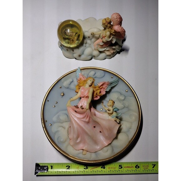 Vtg Collectors Cadona 1999 Guardian Angels collecting stars in sky 3D Decor - Picture 12 of 15
